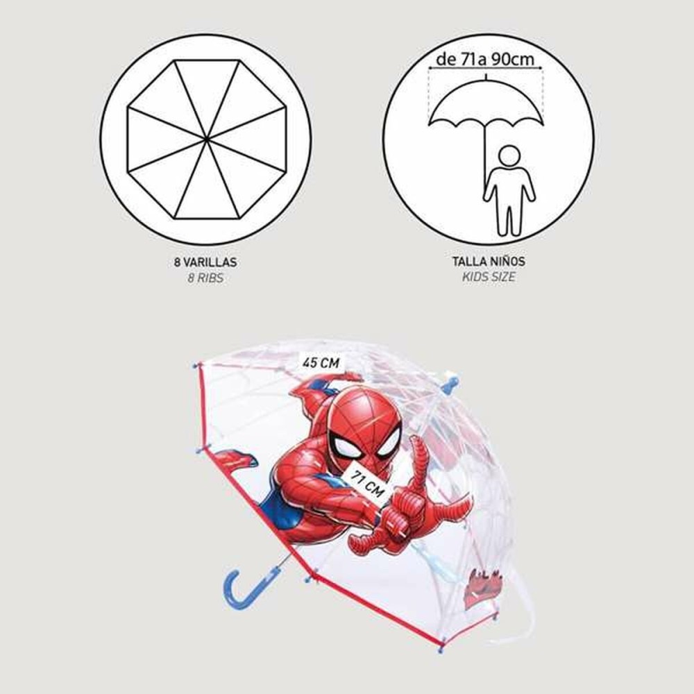 Parapluie Spider-Man Rouge 45 cm