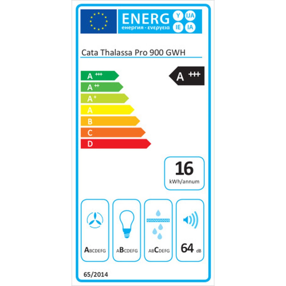 Hotte standard Cata THALASSA PRO Blanc