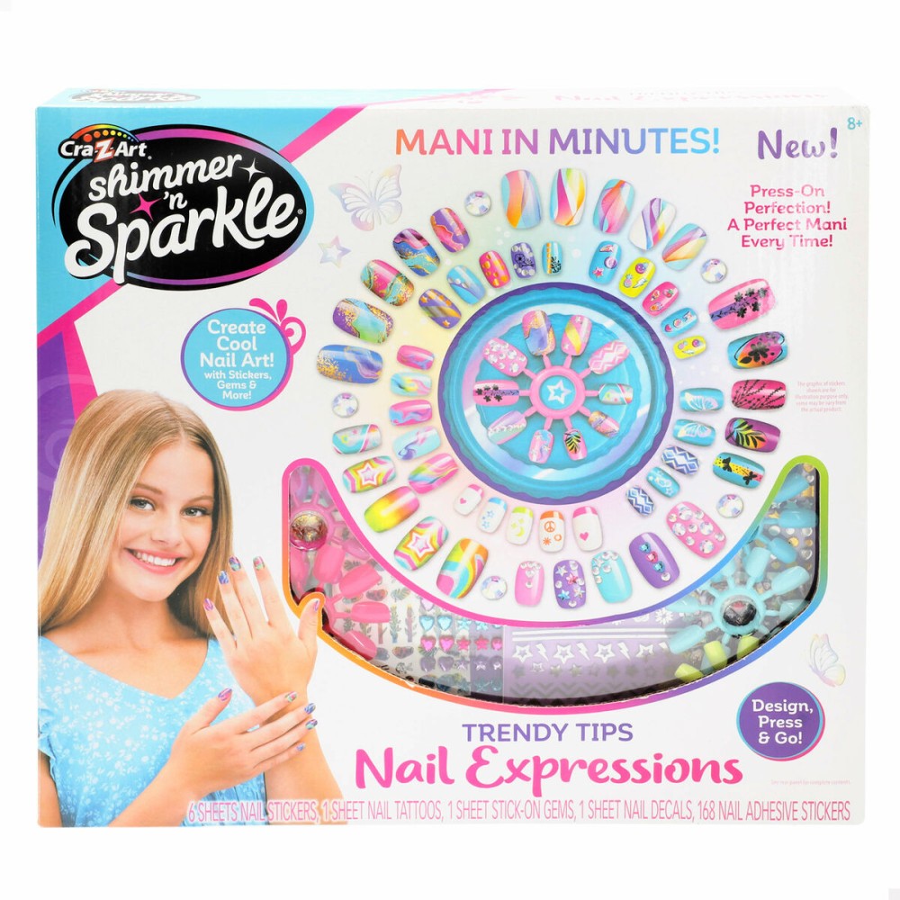 Nageldesign-Set Cra-Z-Art (4 Stück)
