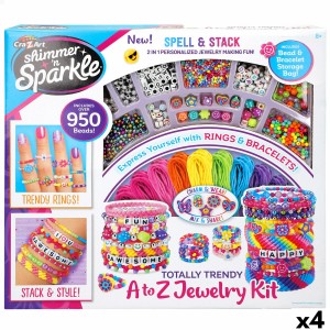 Schmuckkit Cra-Z-Art 0,1 x 0,1 x 0,1 cm (4 Stück)