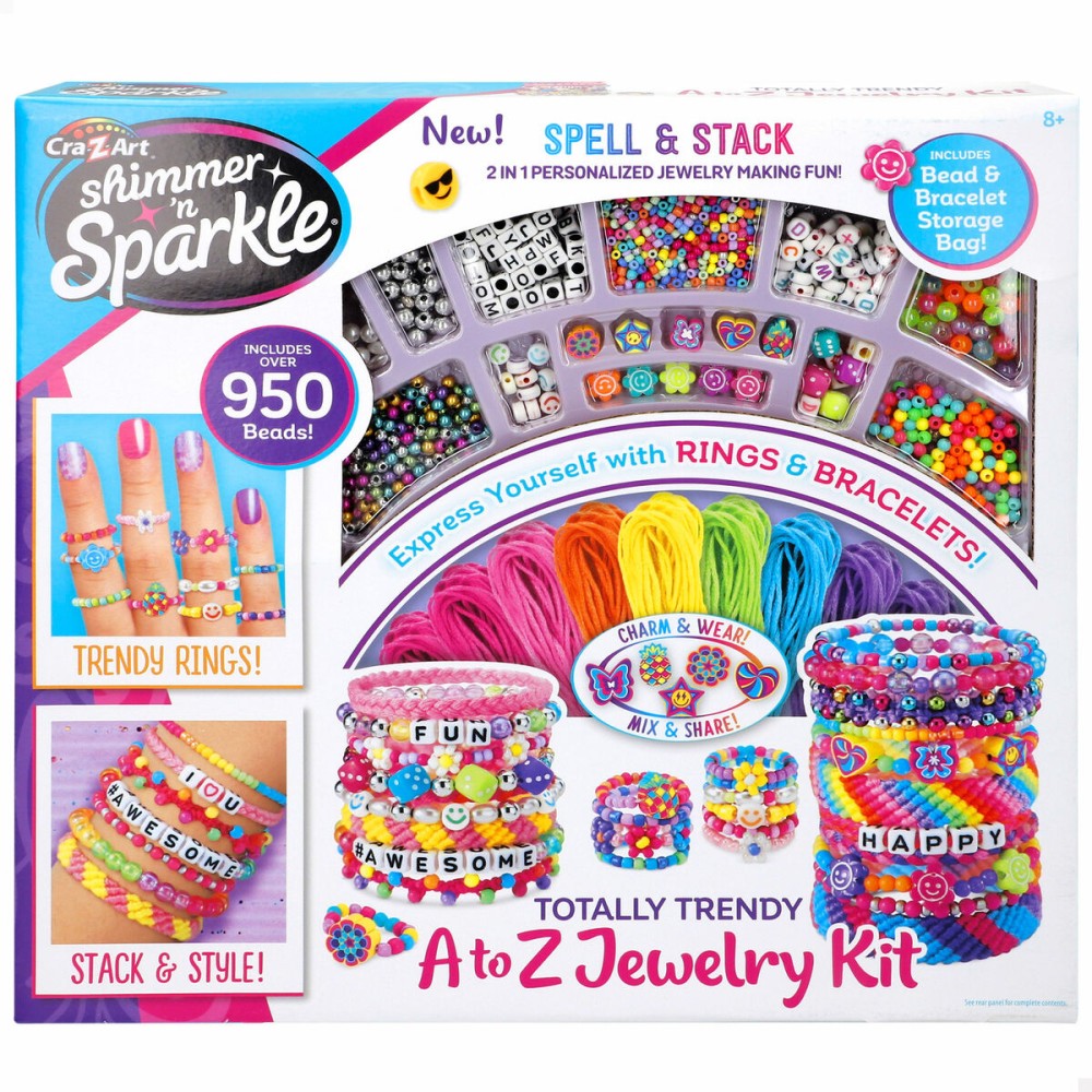 Schmuckkit Cra-Z-Art 0,1 x 0,1 x 0,1 cm (4 Stück)