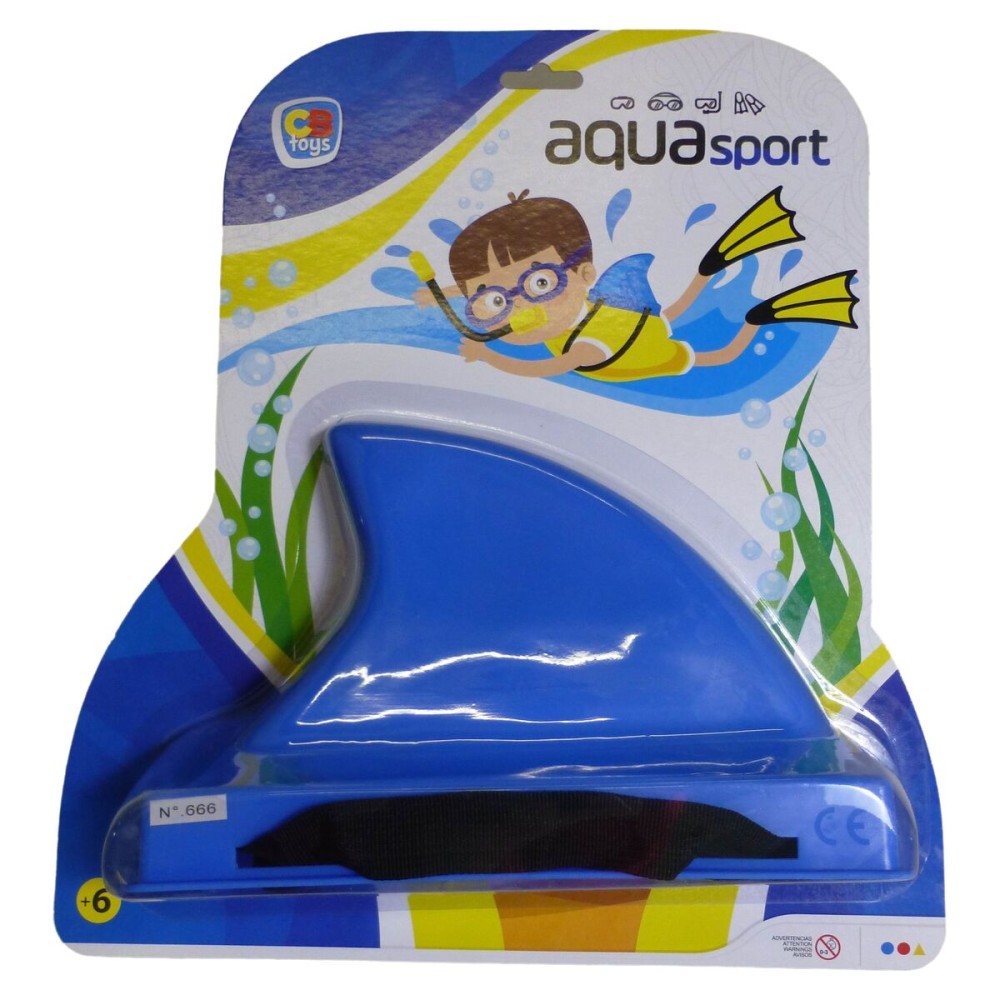 Jeu d'eau AquaSport Bleu Requin (6 Unités)