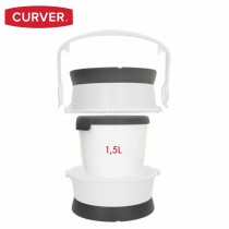 Zusammenfaltbarer Fressnapf Curver Kunststoff 19 x 8 x 18 cm (6 Stück)