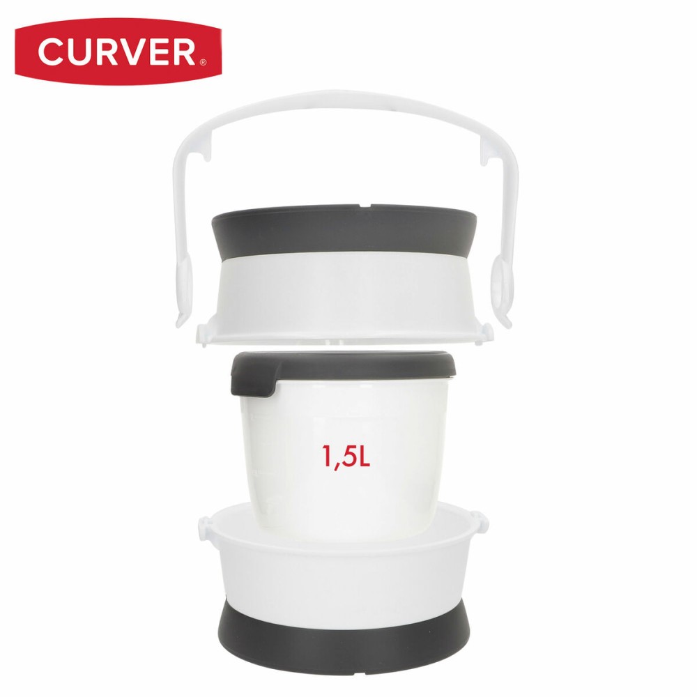 Zusammenfaltbarer Fressnapf Curver Kunststoff 19 x 8 x 18 cm (6 Stück)