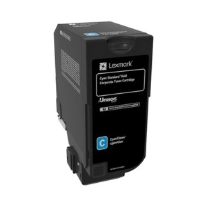Toner Lexmark 74C2SCE Noir Cyan