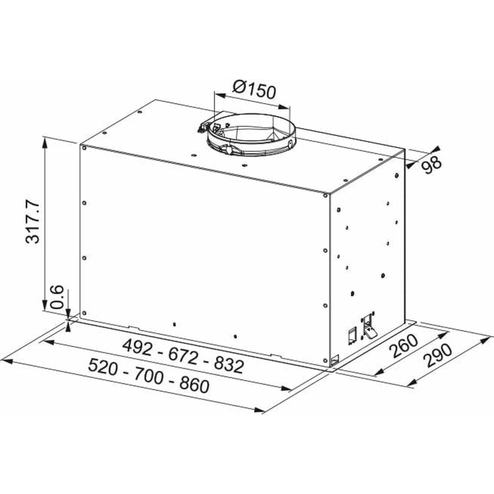 Conventional Hood Mepamsa 52 cm