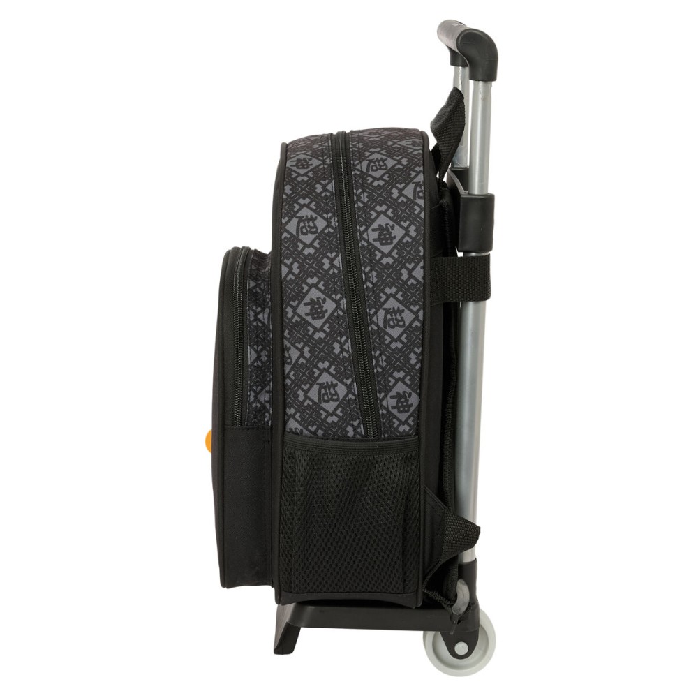 School Rucksack with Wheels Dragon Ball Combat Black 27 x 33 x 10 cm