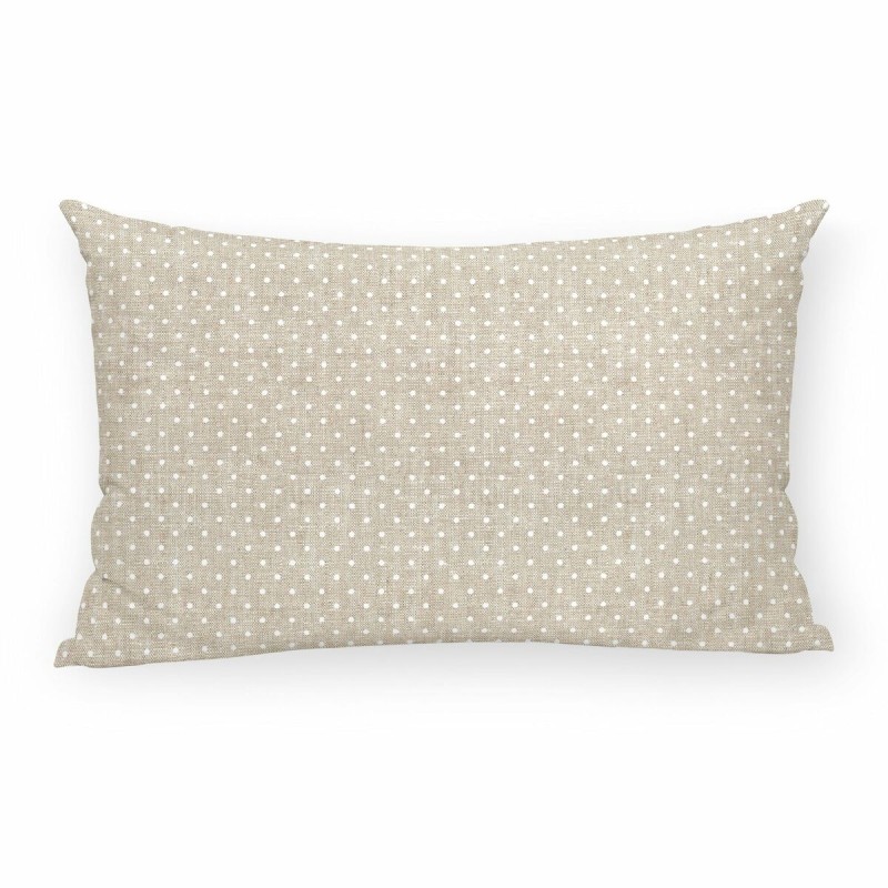 Housse de coussin Belum Plumeti Blanc 30 x 50 cm Antitaches