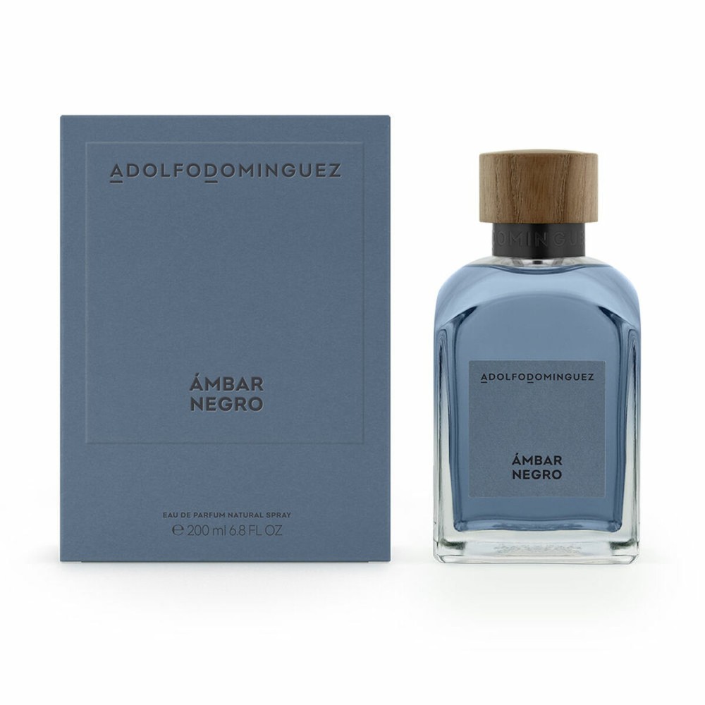 Men's Perfume Adolfo Dominguez AMBAR NEGRO EDP 200 ml