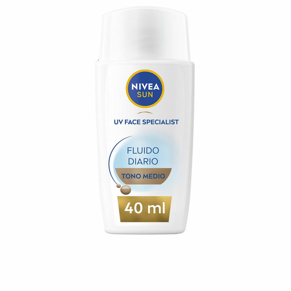 Écran solaire visage Nivea SUN FACIAL Demi teinte Spf 50 40 ml