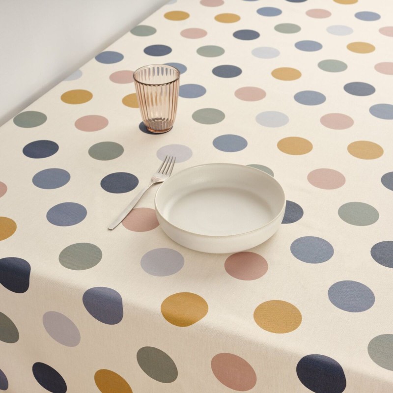 Stain-proof tablecloth Belum 0120-160 Multicolour 150 x 150 cm Circles