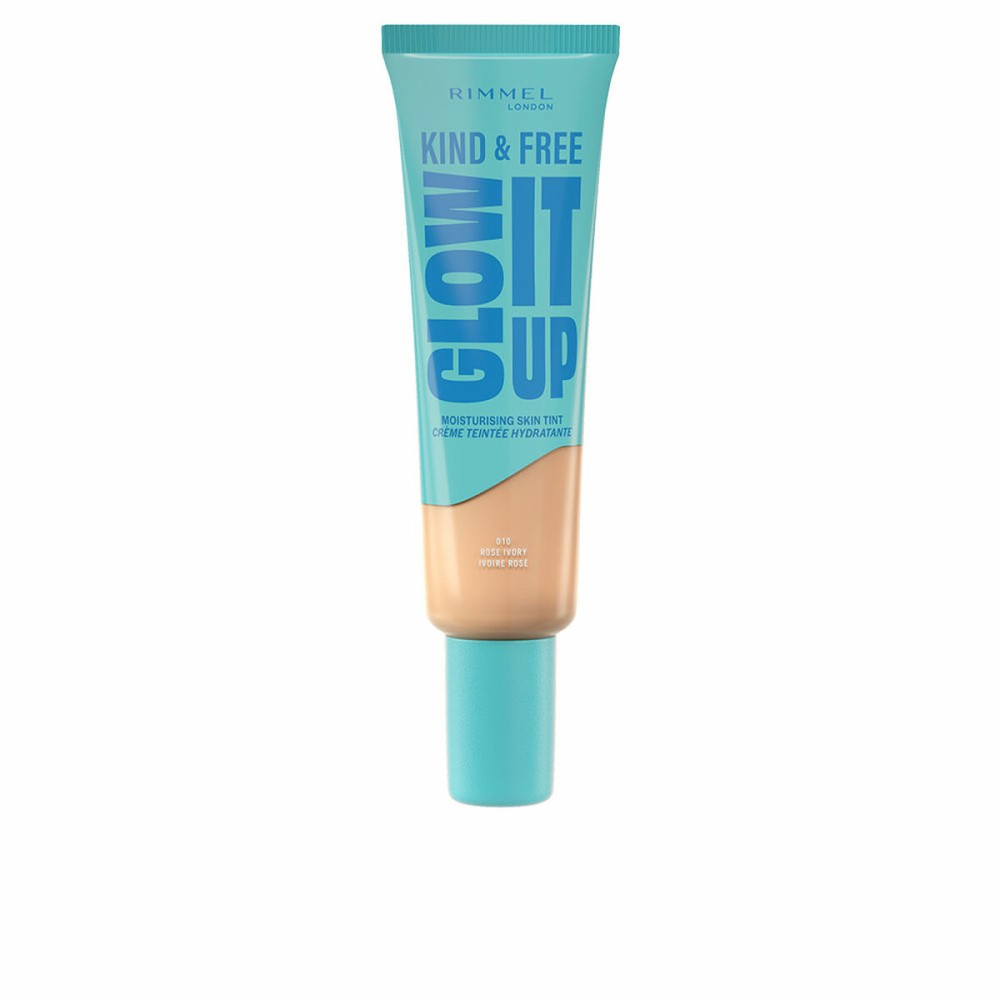 Liquid Make Up Base Rimmel London KIND & FREE Nº 010-Rose Ivory 30 ml