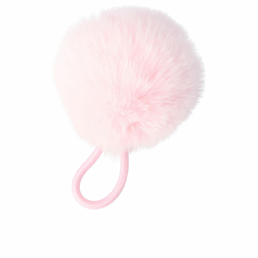 Élastique à cheveux Inca Pompon Rose