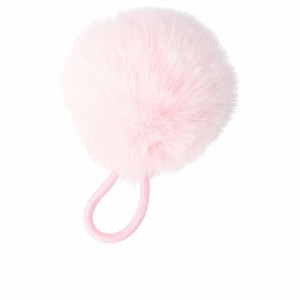 Élastique à cheveux Inca Pompon Rose