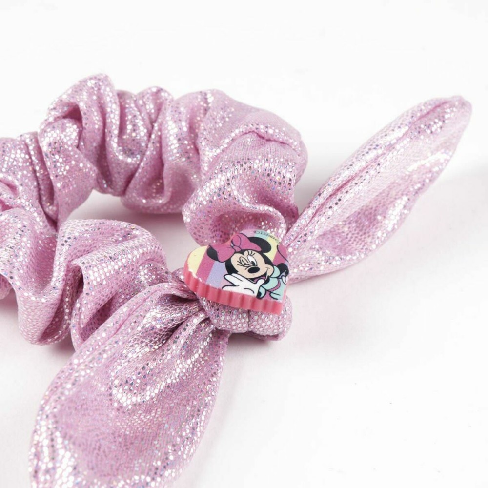 Pinces à cheveux Disney Rose Minnie Mouse Lien Lot (3 Pièces)