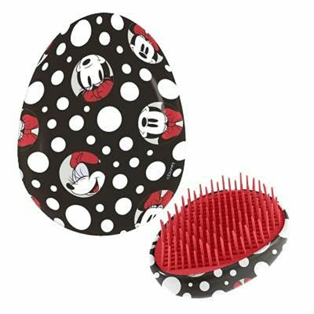 Brosse Démêlante Disney Noir Minnie Mouse 7 x 9 x 4 cm