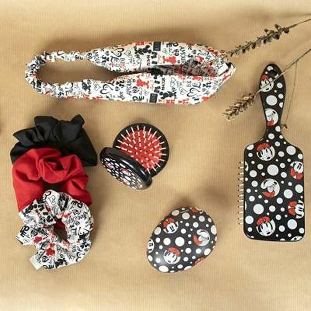Brosse Démêlante Disney Noir Minnie Mouse 7 x 9 x 4 cm