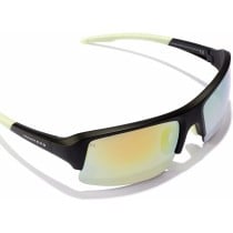 Unisex-Sonnenbrille Hawkers Bat Ø 45 mm Gelb Schwarz