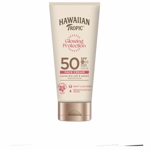 Sonnenschutzcreme für das Gesicht Hawaiian Tropic GLOWING PROTECTION Spf 50 50 ml