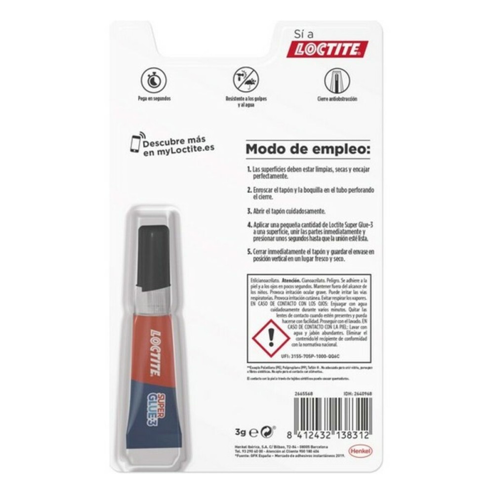 Klebstoff Loctite Super Glue 3 (3 g)