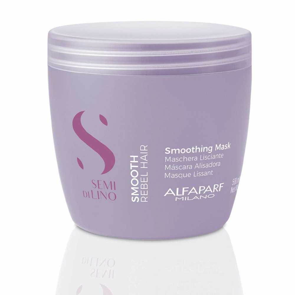 Feuchtigkeitsspendende Maske Alfaparf Milano Semi Di Lino Smooth 500 ml