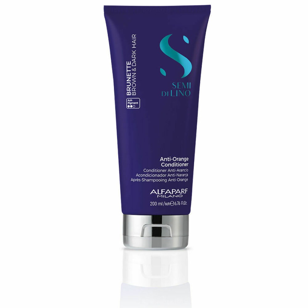 Conditionneur Neutralisant de couleur Alfaparf Milano Semi Di Lino Cheveux Foncé (200 ml)