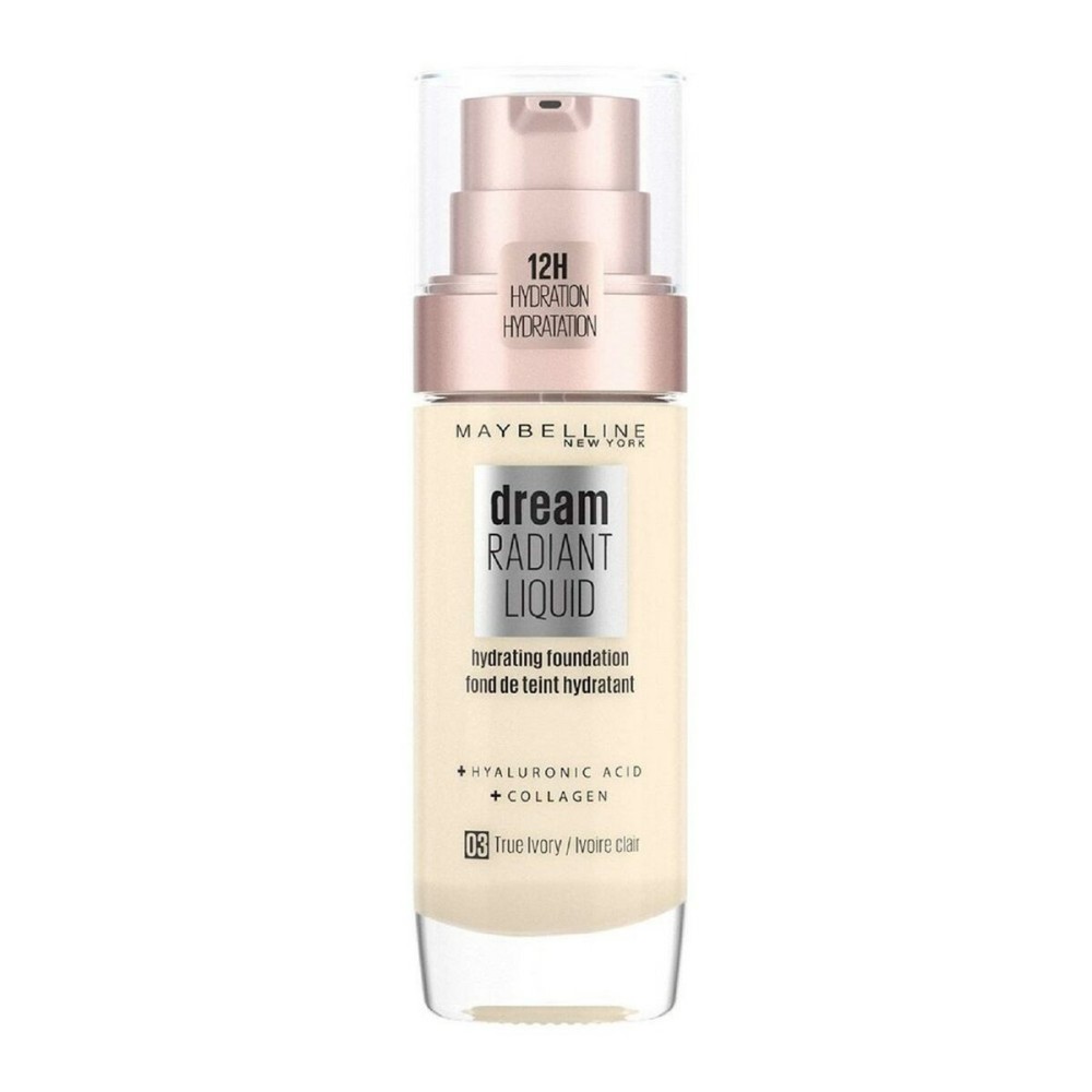 Fluid Makeup Basis Maybelline Dream Satin Liquid 3-true ivory (30 ml)