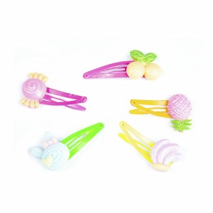 Hair Clips Inca Fruits (5 Pieces)