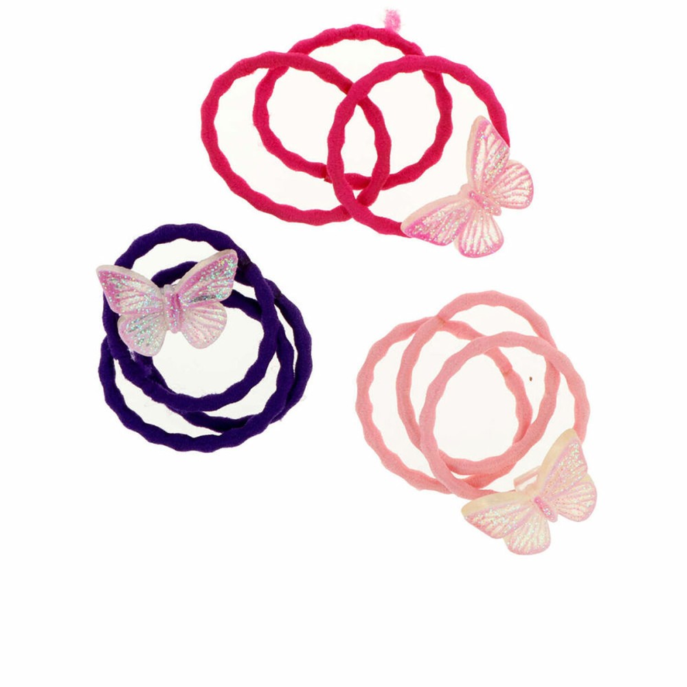Chouchous Inca Multicouleur Papillon (9 Pièces)