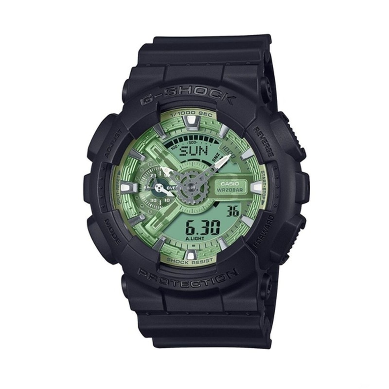 Herrenuhr Casio G-Shock GA-110CD-1A3ER Schwarz grün (Ø 51 mm)