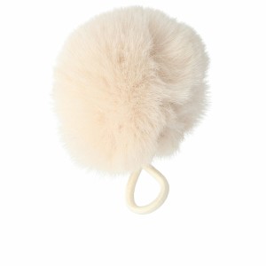 Élastique à cheveux Inca Pompon Ivoire