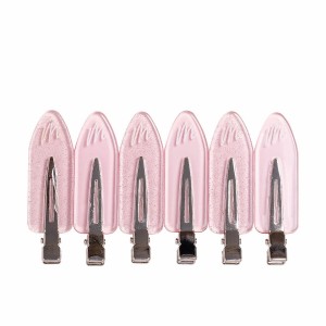 Hair Clips Mermade Pink (6 Units)