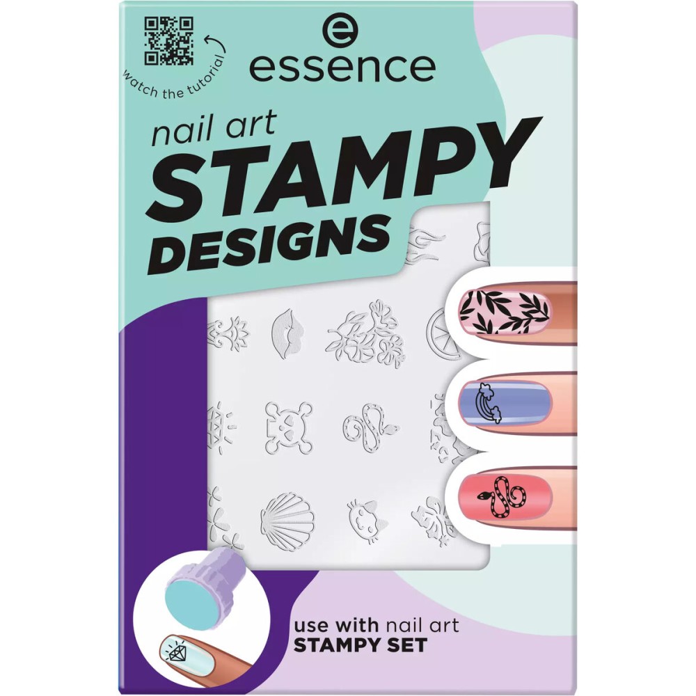 Pochoirs à ongles Essence STAMPY DESIGNS (1 Unité)