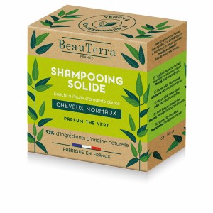 festes Shampoo Beauterra Grüner Tee 75 g