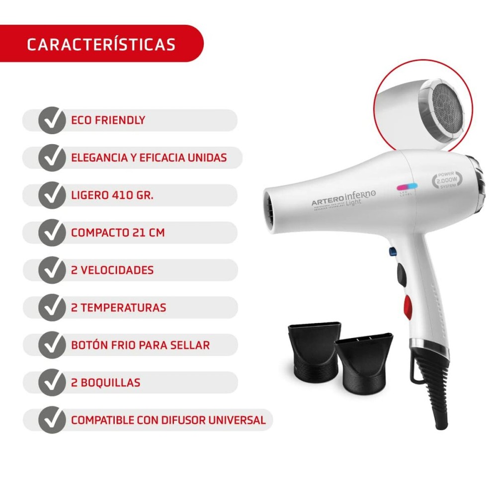 Hair Clippers Artero SECADOR INFERNO