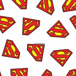 Fleckenabweisende Tischdecke Belum Superman Weiß 200 x 150 cm Superman