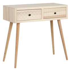 Console MARIE Naturel Bois de peuplier 85 x 40 x 80,5 cm