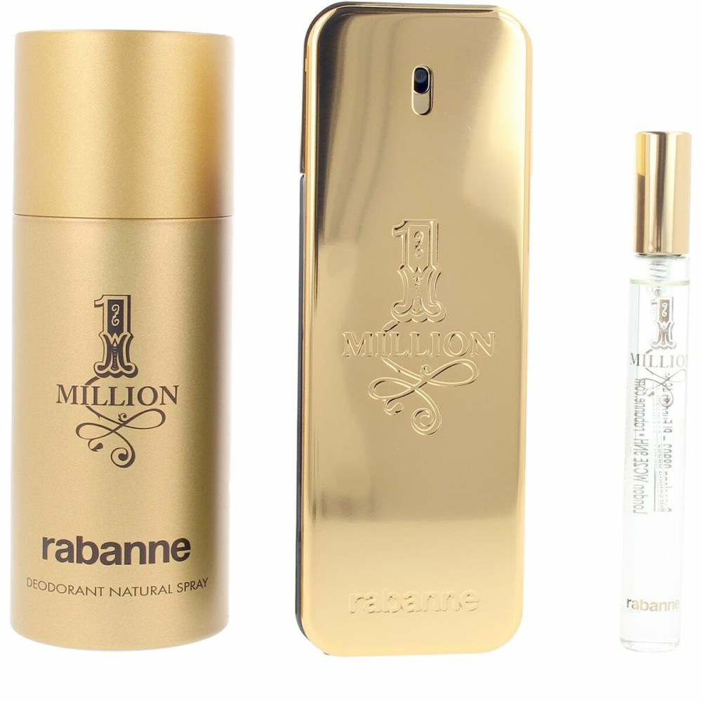 Set mit Herrenparfüm Paco Rabanne 1 MILLION 3 Stücke
