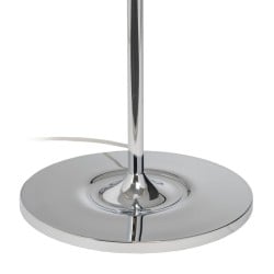 Lampadaire Argenté Verre Fer 40 W 220-240 V 28 x 28 x 158 cm