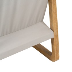 Fauteuil Beige Naturel Bois d'hévéa Éponge Bois de frêne Foam 65 x 69 x 83 cm