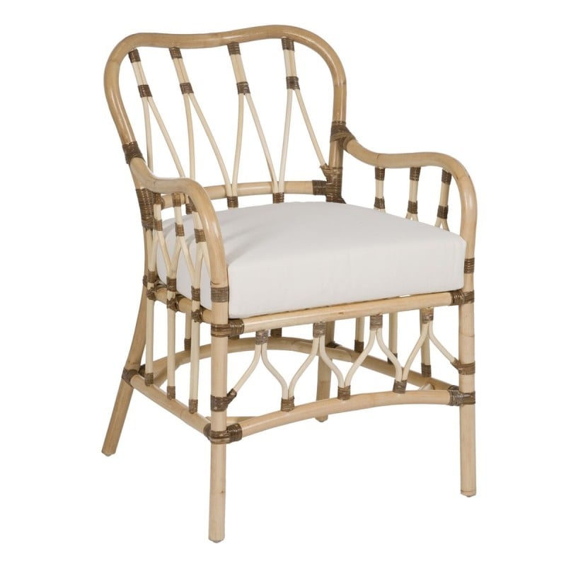 Sessel natürlich Rattan 58 x 62 x 85 cm