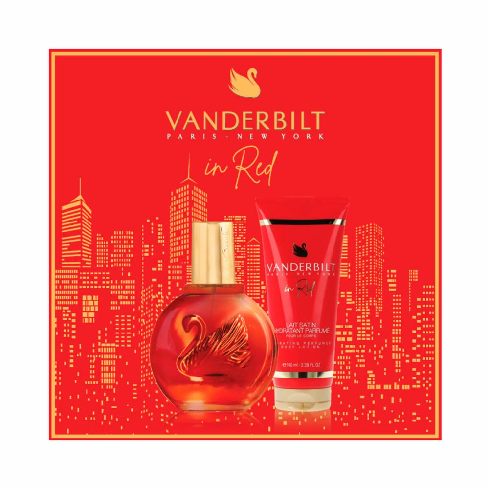 Set mit Damenparfüm Vanderbilt IN RED 2 Stücke