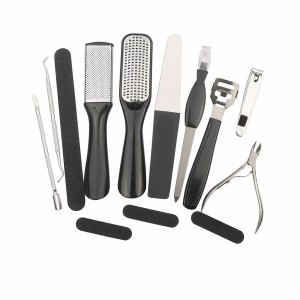 Maniküre- und Pediküre-Sets Paloma Beauties HIGIENE Y BIENESTAR Schwarz 10 Stücke