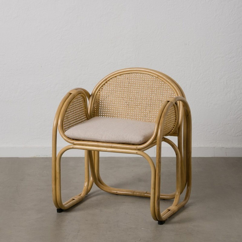 Armchair Natural Rattan 63,5 x 58 x 77 cm