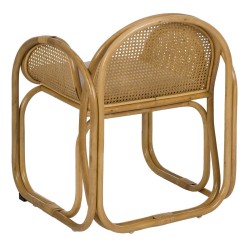 Armchair Natural Rattan 63,5 x 58 x 77 cm