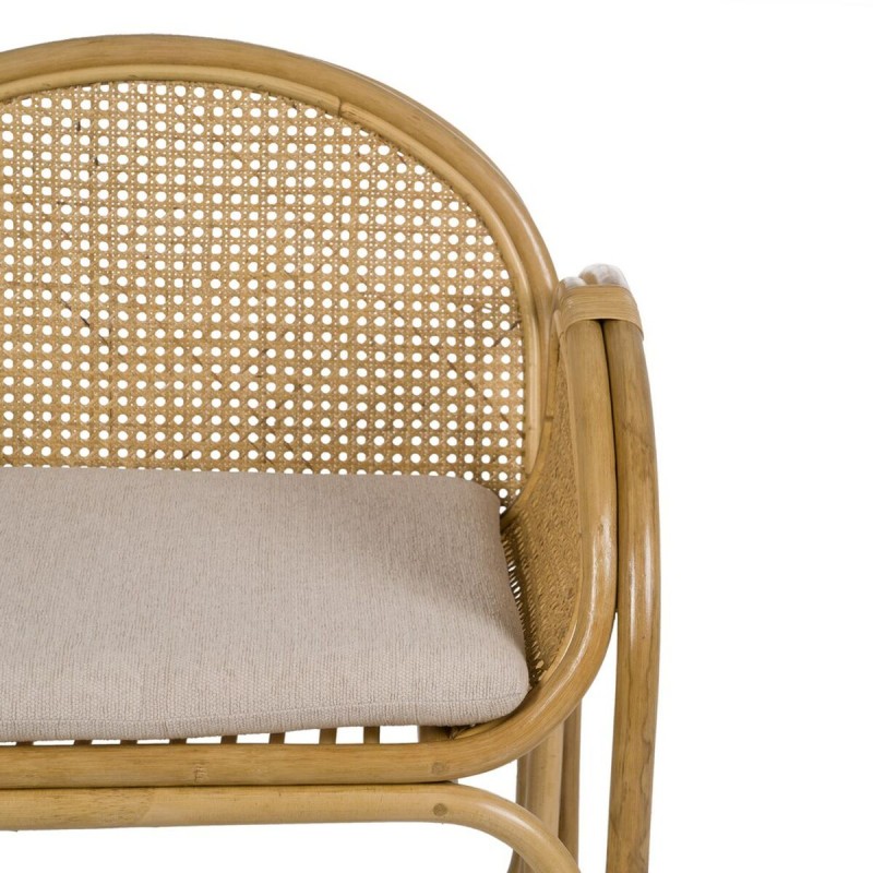 Armchair Natural Rattan 63,5 x 58 x 77 cm