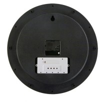 Horloge Murale Versa Noir Plastique Minimaliste 4 x 35 x 35 cm