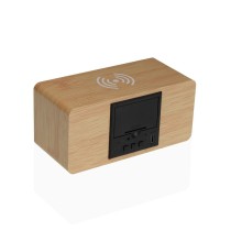 Wecker Versa Holz MDF Minimalistisch 7 x 7 x 15 cm