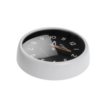 Horloge Murale Versa Blanc Noir Plastique