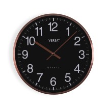 Horloge Murale Versa Noir Métal